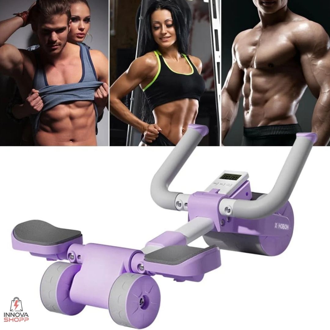RODILLO ABDOMINAL DELUXE LILA