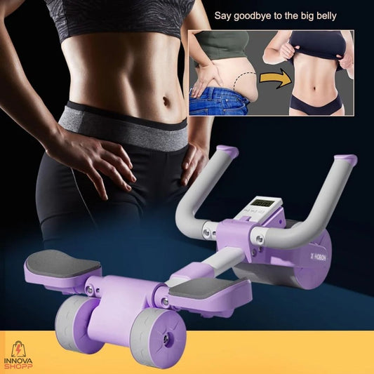 RODILLO ABDOMINAL DELUXE LILA