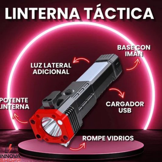 LINTERNA INDESTRUCTIBLE Y POTENTE 5 EN 1